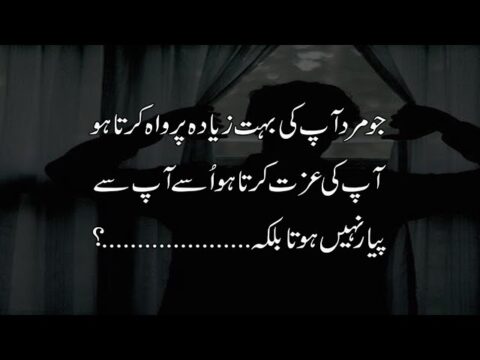 Jo Mard Apki Ziyda Parwah Karta Ho | Amazing Collection Of Urdu Quotes 2021 | Best Quotes Part 30