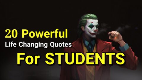 20 Powerful Quotes For STUDENTS | Life Changing Quotes JJ Joker Motivation
