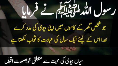 Heart Touching Urdu Quotes about Husband Wife Relation | Love Quotes | Urdu Quotes | Unique Quotes