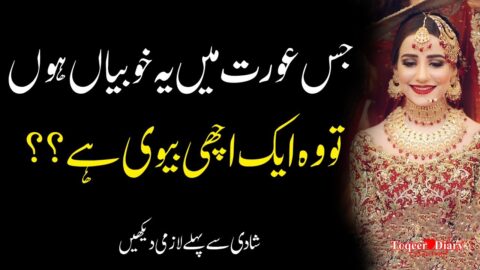 Achi Biwi Ki nishaniyan | achi biwi ki pehchan | Best urdu quotes | husband and wife relationship
