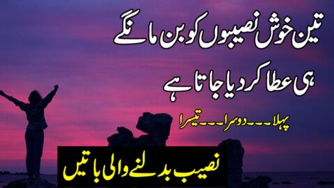 Collection Of Urdu Quotes | Quotes About Life In Urdu | Motivational Hindi Quotes | Aqwal E zareen