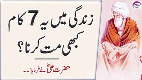 Best Collection Of Hazrat Ali Quotes About Success | Hazrat Ali (R.A) Heart Touching Quotes In Urdu