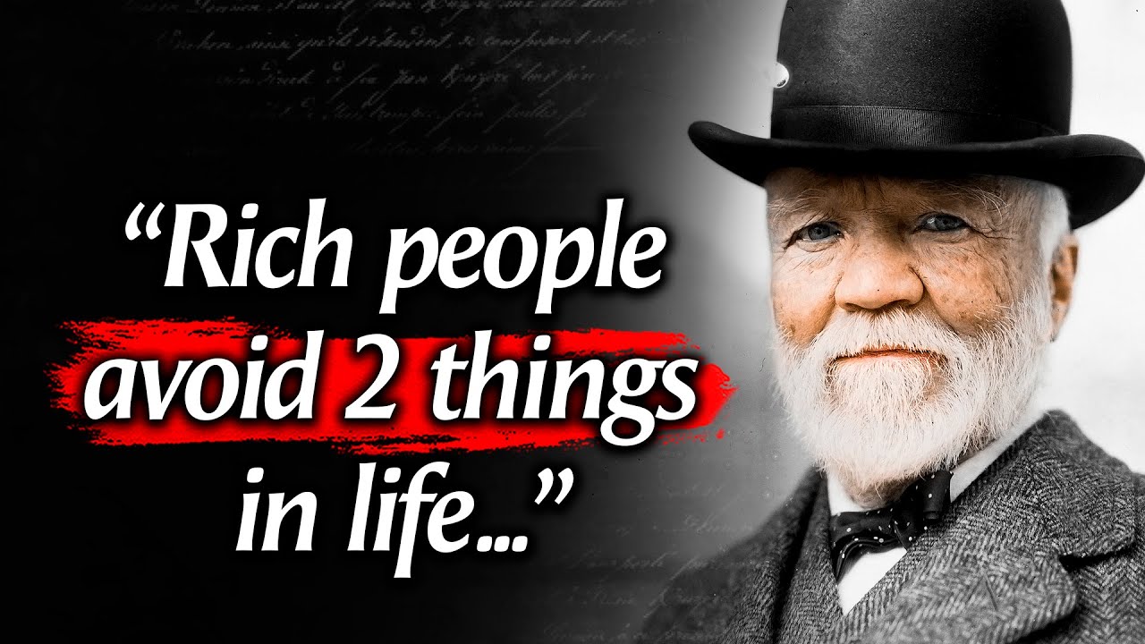 $5 Billion Man Andrew Carnegie’s Quotes Which Are Better Known In Youth ...