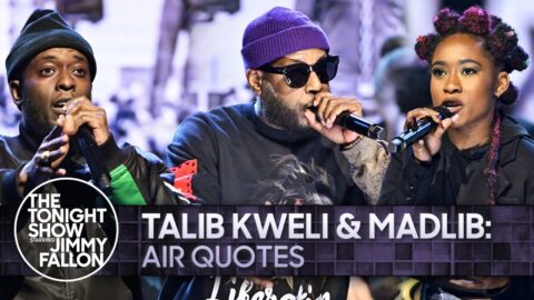 Talib Kweli & Madlib: Air Quotes | The Tonight Show Starring Jimmy Fallon