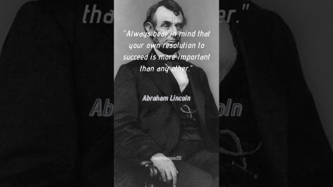 ABRAHAM LINCOLN🇺🇸 #shorts #quotes #motivation