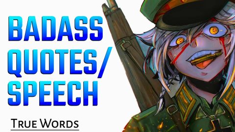 Badass Anime Quotes/Speech with Voice | True Words