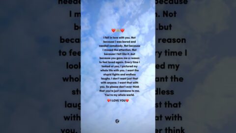 You are My Whole World | Love Quotes For Someone Special | #goviral #couple #shorts #explore